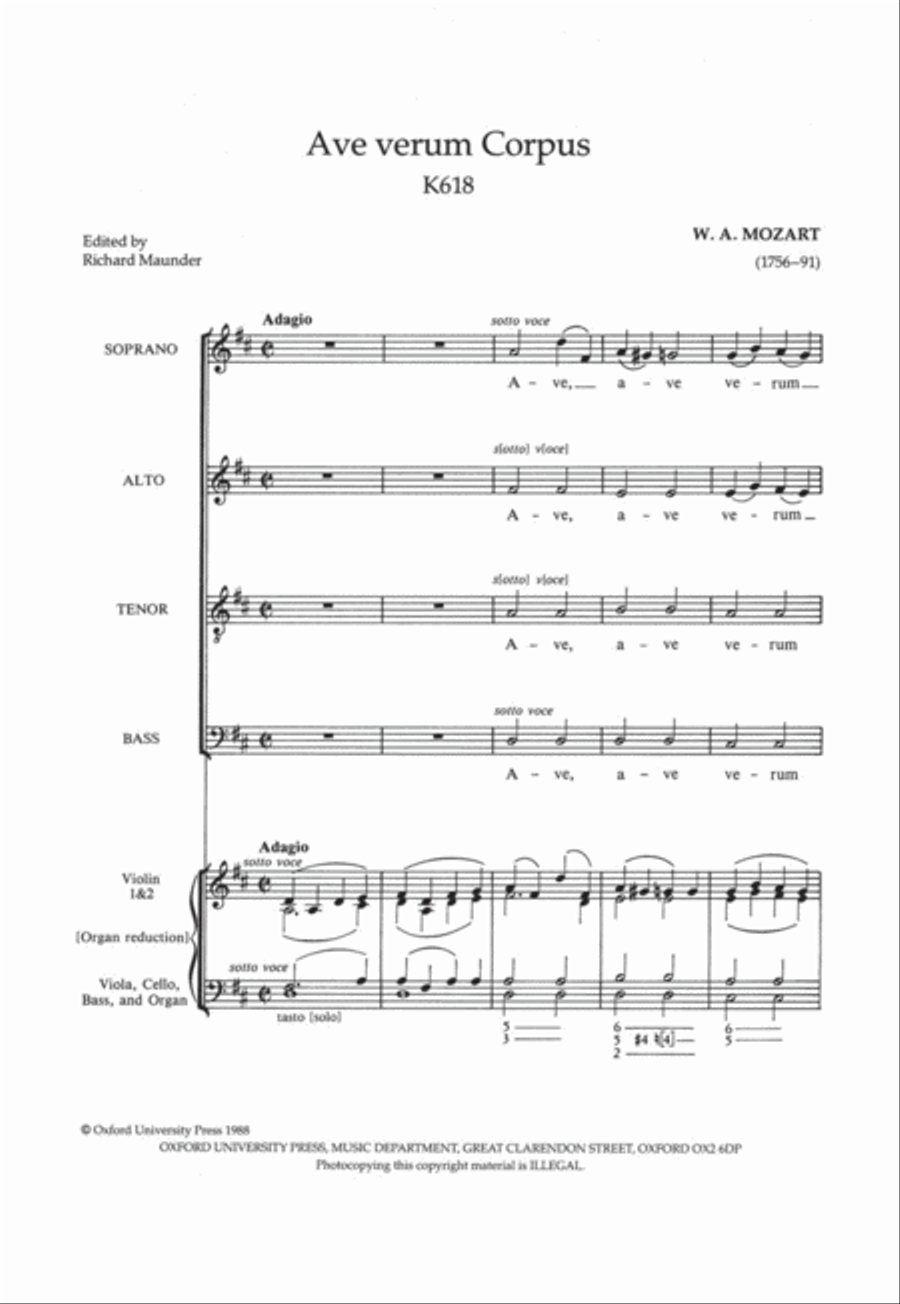 Ave verum corpus Ave verum corpus 4-Part scores gallery preview page 3