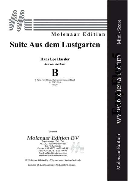 Suite 'Aus dem Lustgarten' image number null