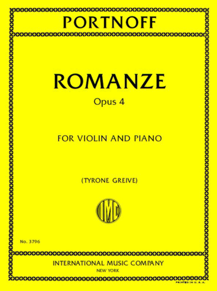 Romanze, Op. 4