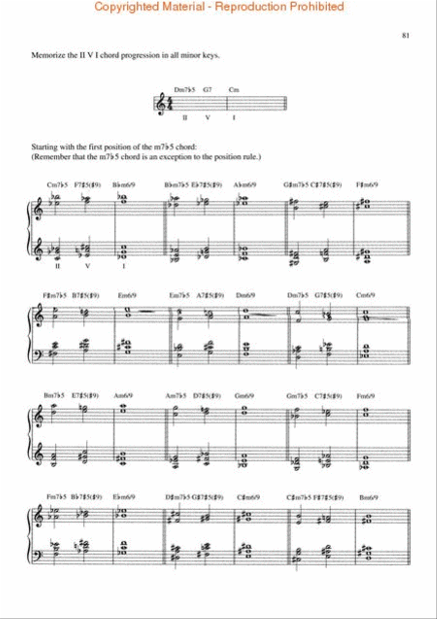 Jazz Chord Progressions