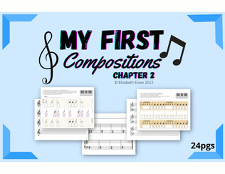 Book cover for My First Compositions - Chapter 2 - Composing for Young Beginners
