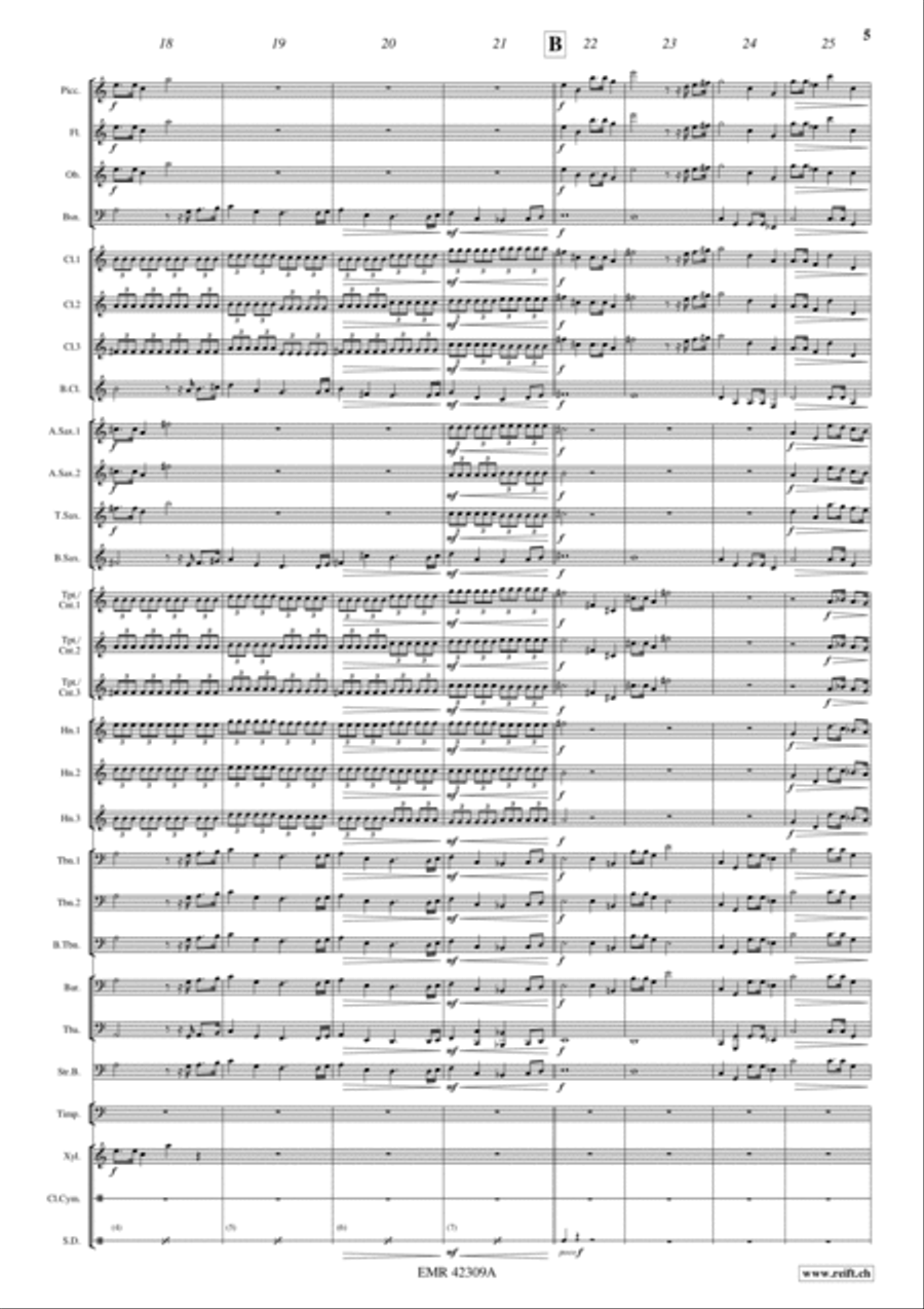 Knights Of The Round Table Concert Band scores gallery preview page 5