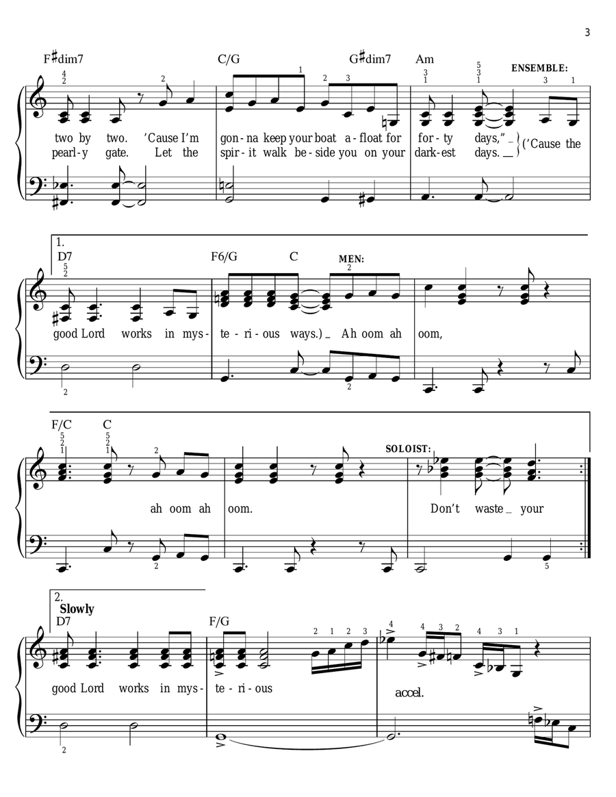 Mysterious Ways Voice scores gallery preview page 3