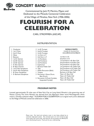 Flourish for a Celebration: Score