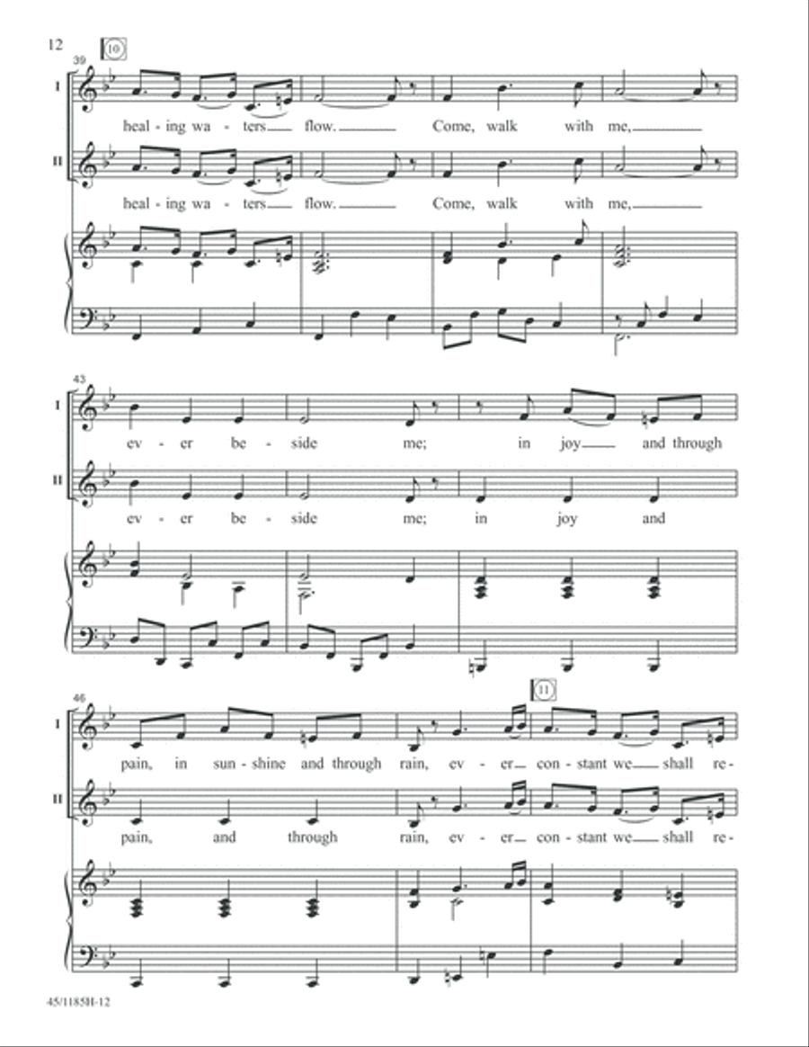 Bach for Young Voices 2-Part scores gallery preview page 12