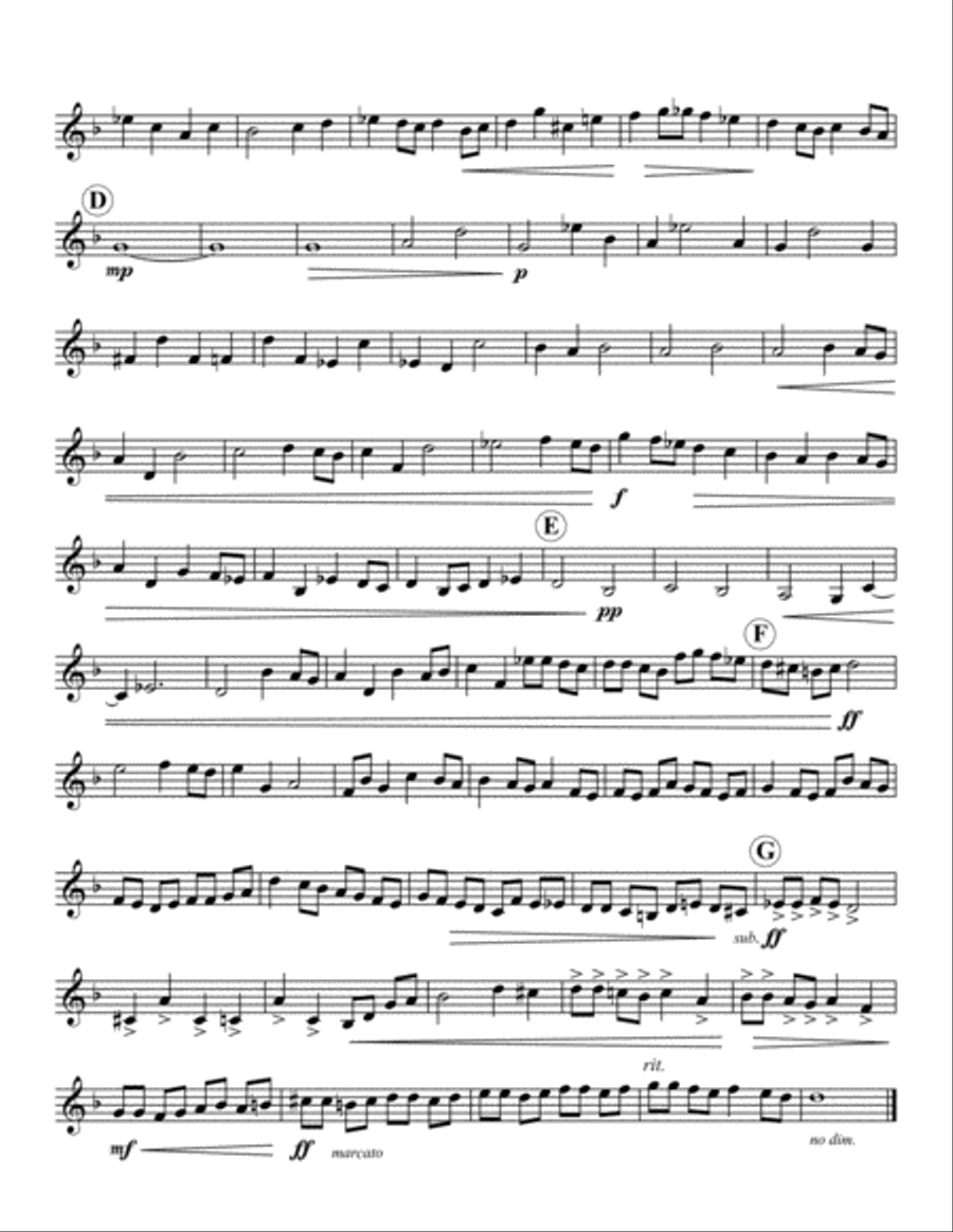 Fugue for Low Brass Trio Brass Trio scores gallery preview page 5