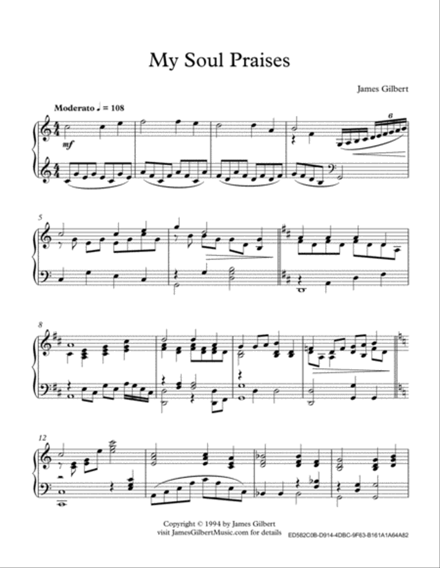 My Soul Praises Small Ensemble scores gallery preview page 2