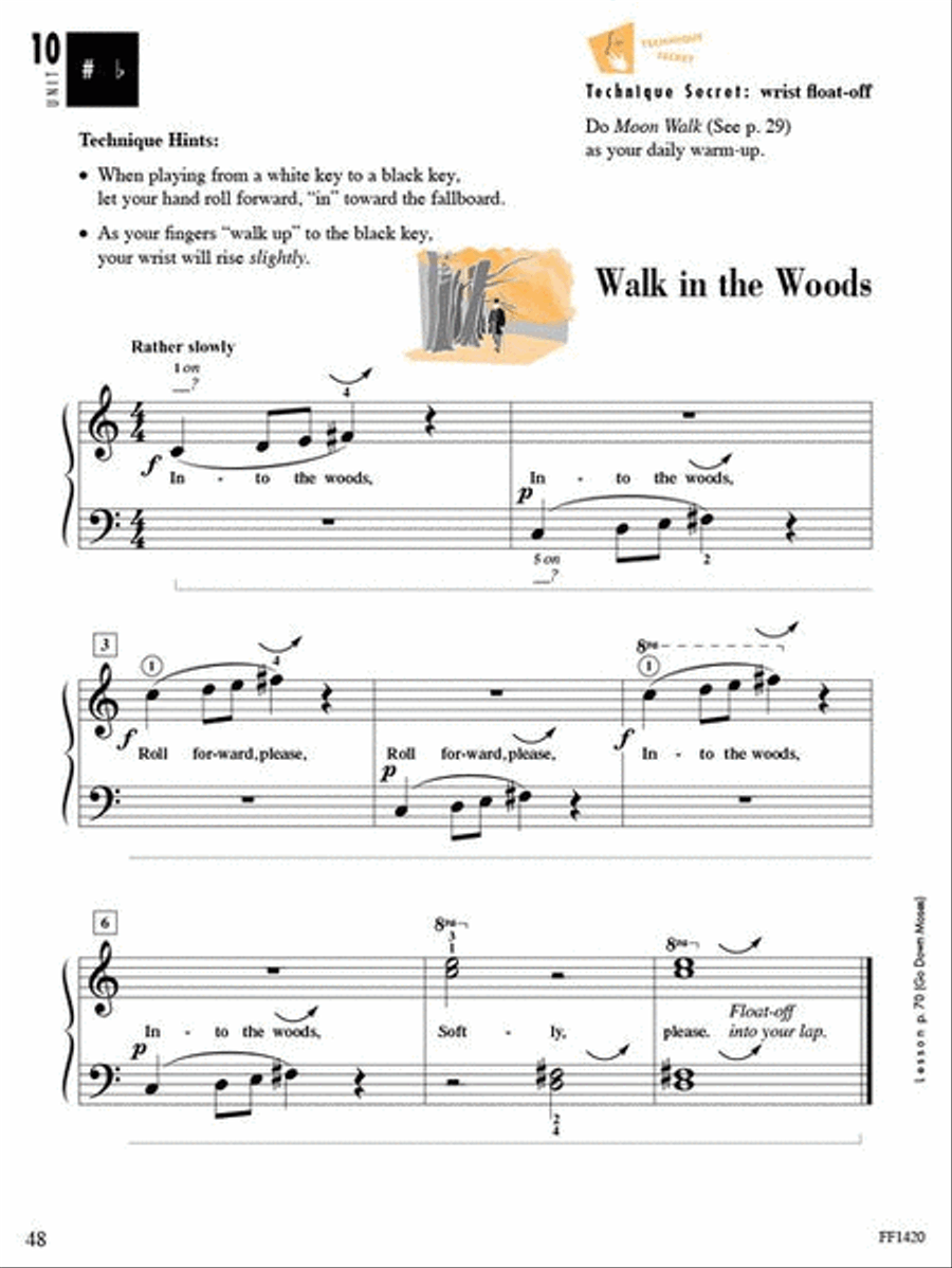 Accelerated Piano Adventures for the Older Beginner Piano Method scores gallery preview page 6