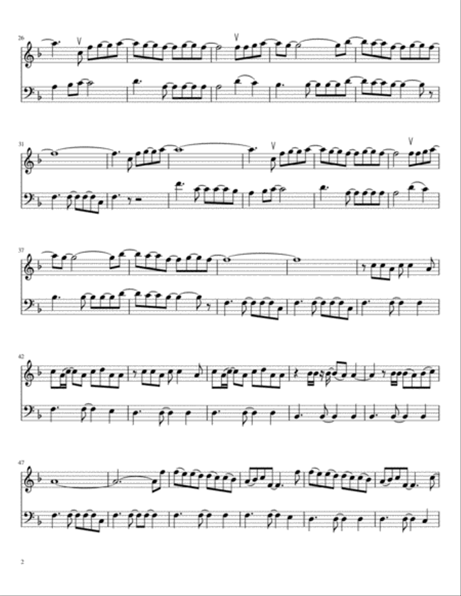 Just The Way You Are String Duet scores gallery preview page 2