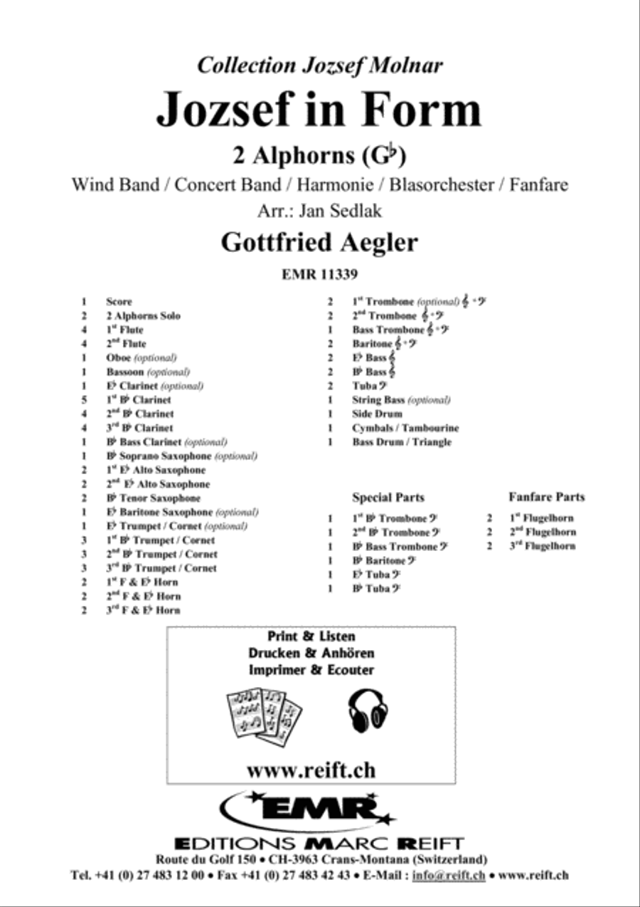 Jozsef in Form Concert Band scores gallery preview page 2