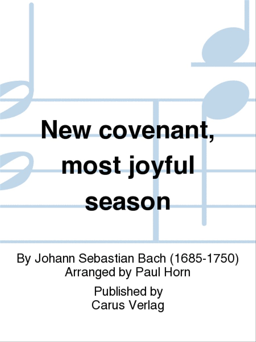 New covenant, most joyful season (Erfreute Zeit im neuen Bunde) ATB scores gallery preview page 1
