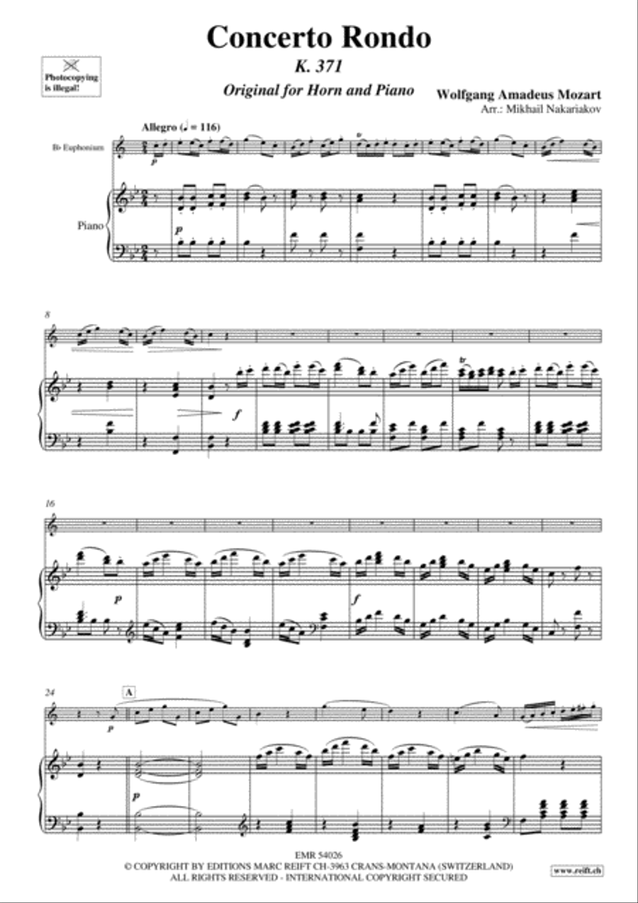 Concerto Rondo Concerto Rondo Euphonium scores gallery preview page 4