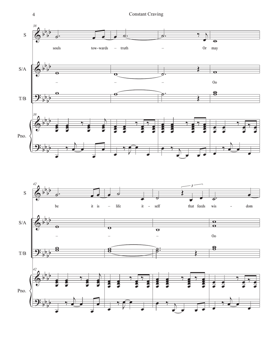 Constant Craving 4-Part scores gallery preview page 4