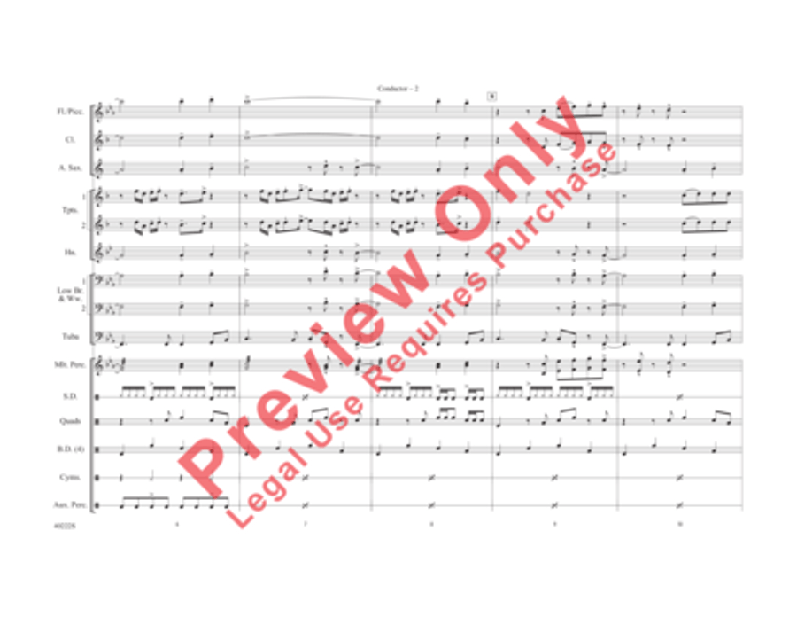 Bad Girls Marching Band scores gallery preview page 3