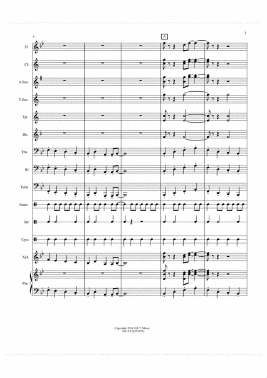 On the Beam On the Beam Concert Band scores gallery preview page 2