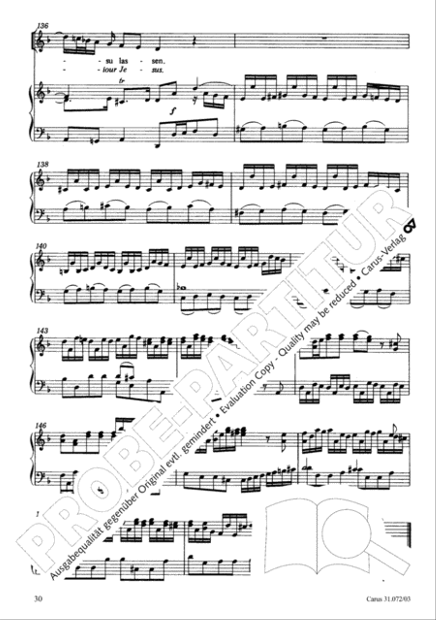 All cantate be by God's commandment (Alles nur nach Gottes Willen) 4-Part scores gallery preview page 31