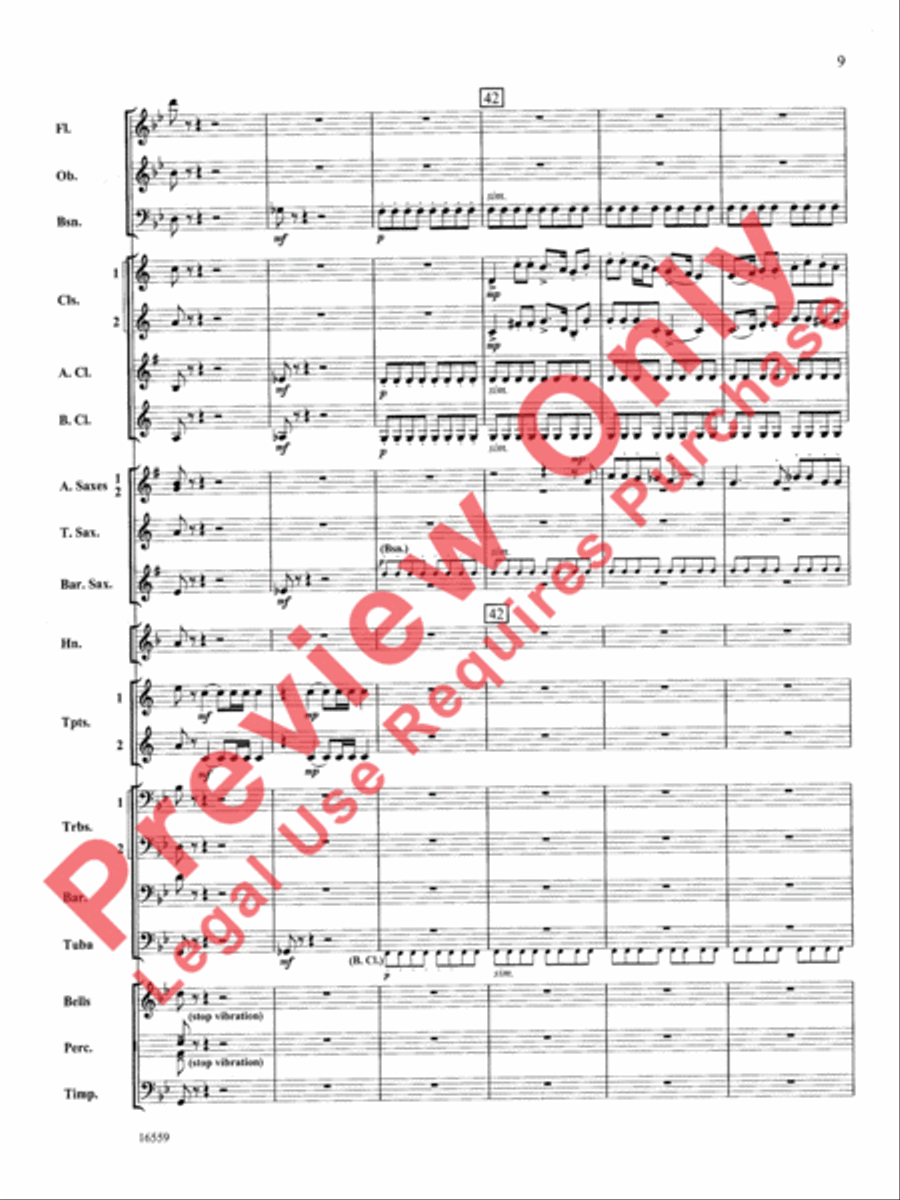March Slav Concert Band scores gallery preview page 10