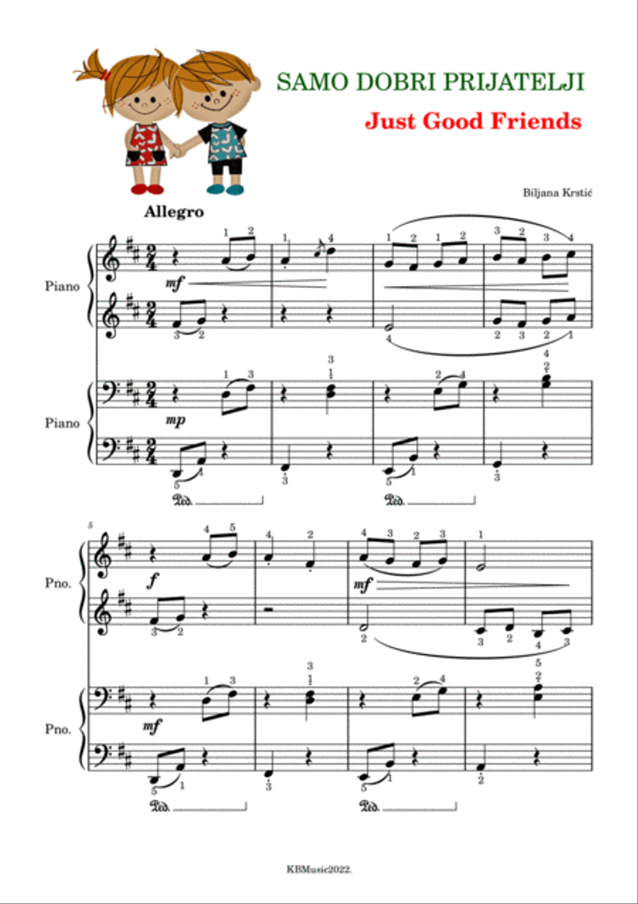 Just Good Friends Set of Parts scores gallery preview page 3