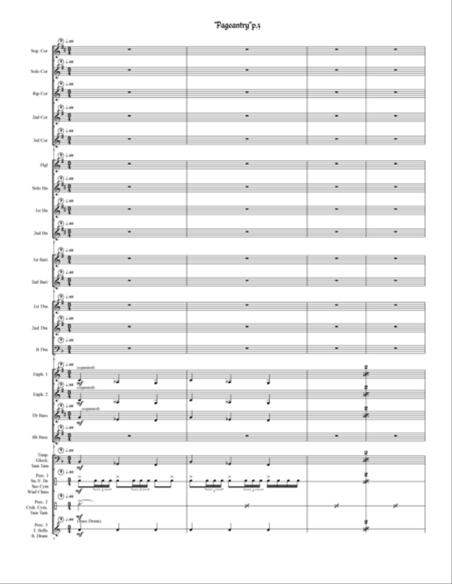 Pageantry Brass Ensemble scores gallery preview page 3