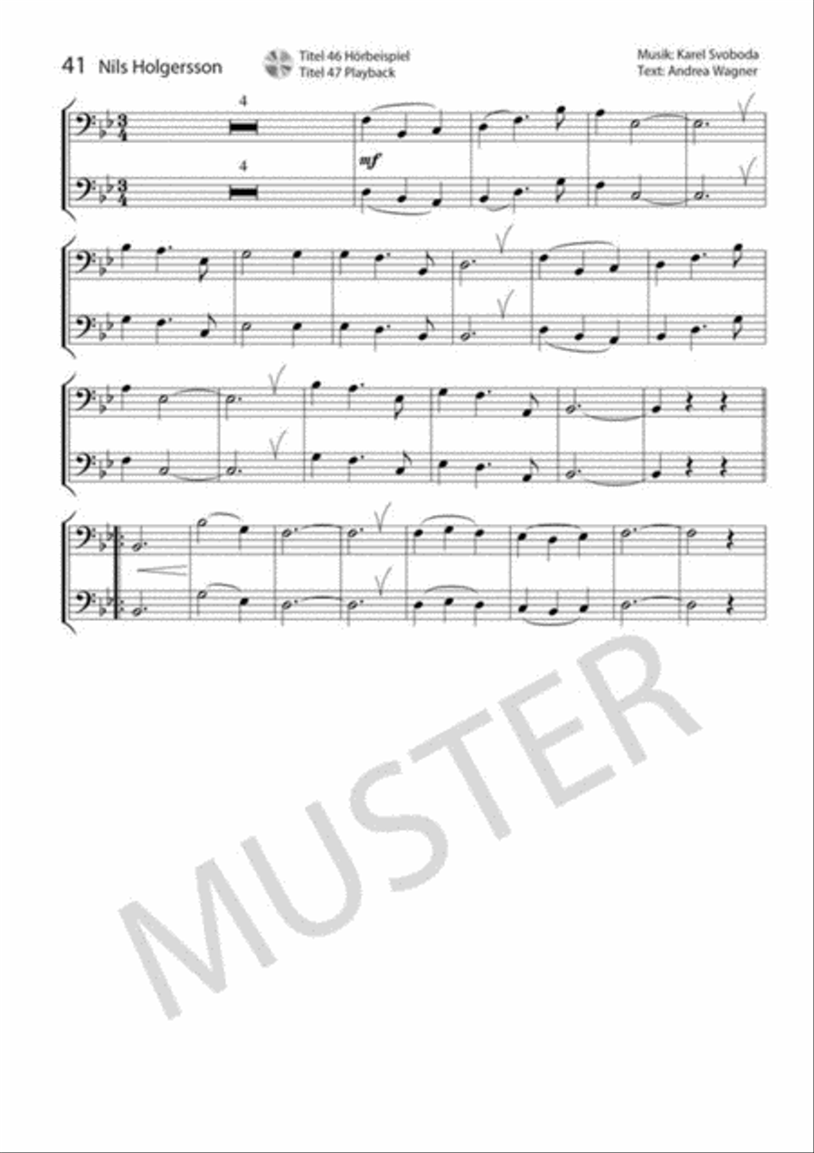 Posaune Fuchs Spielbuch Posaune Fuchs Spielbuch Trombone Solo scores gallery preview page 6