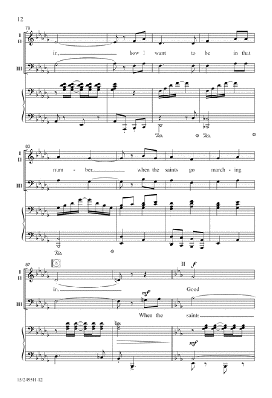 An Americana Songbook 3-Part scores gallery preview page 13