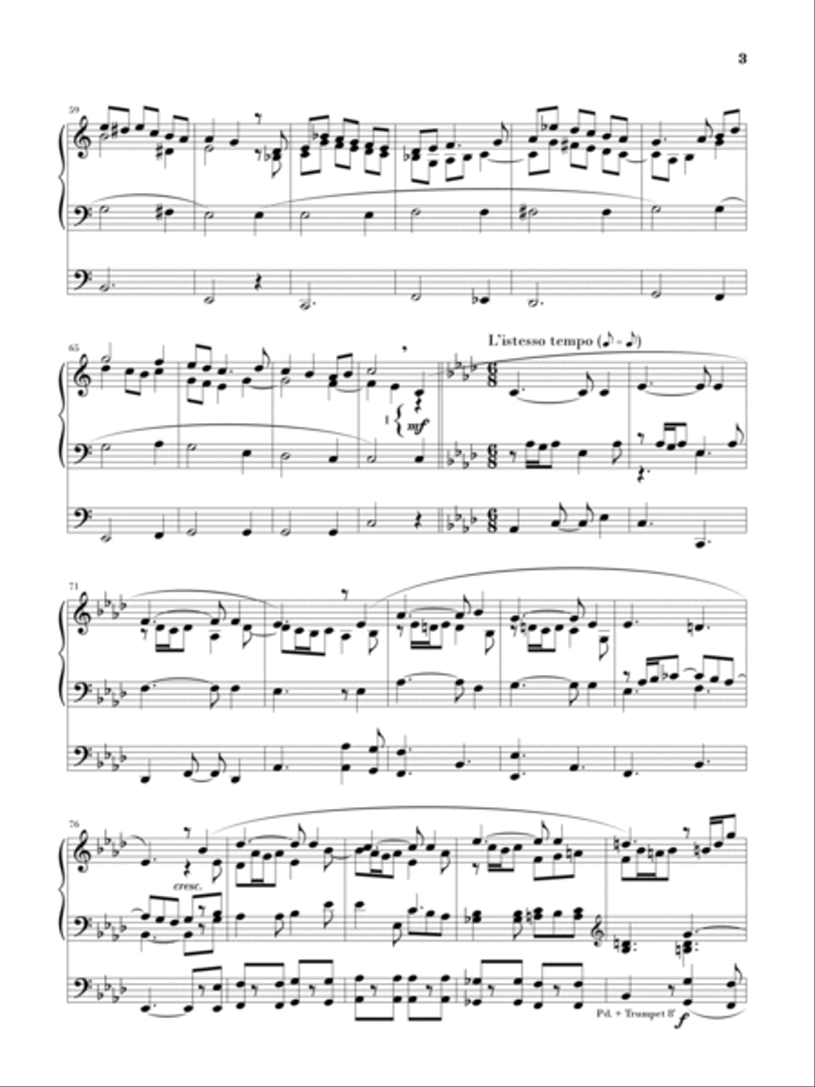 Kearney: Hymn Meditations, vol. 5: Eternal Father, Strong to Save; Day by Day Organ Solo scores gallery preview page 5