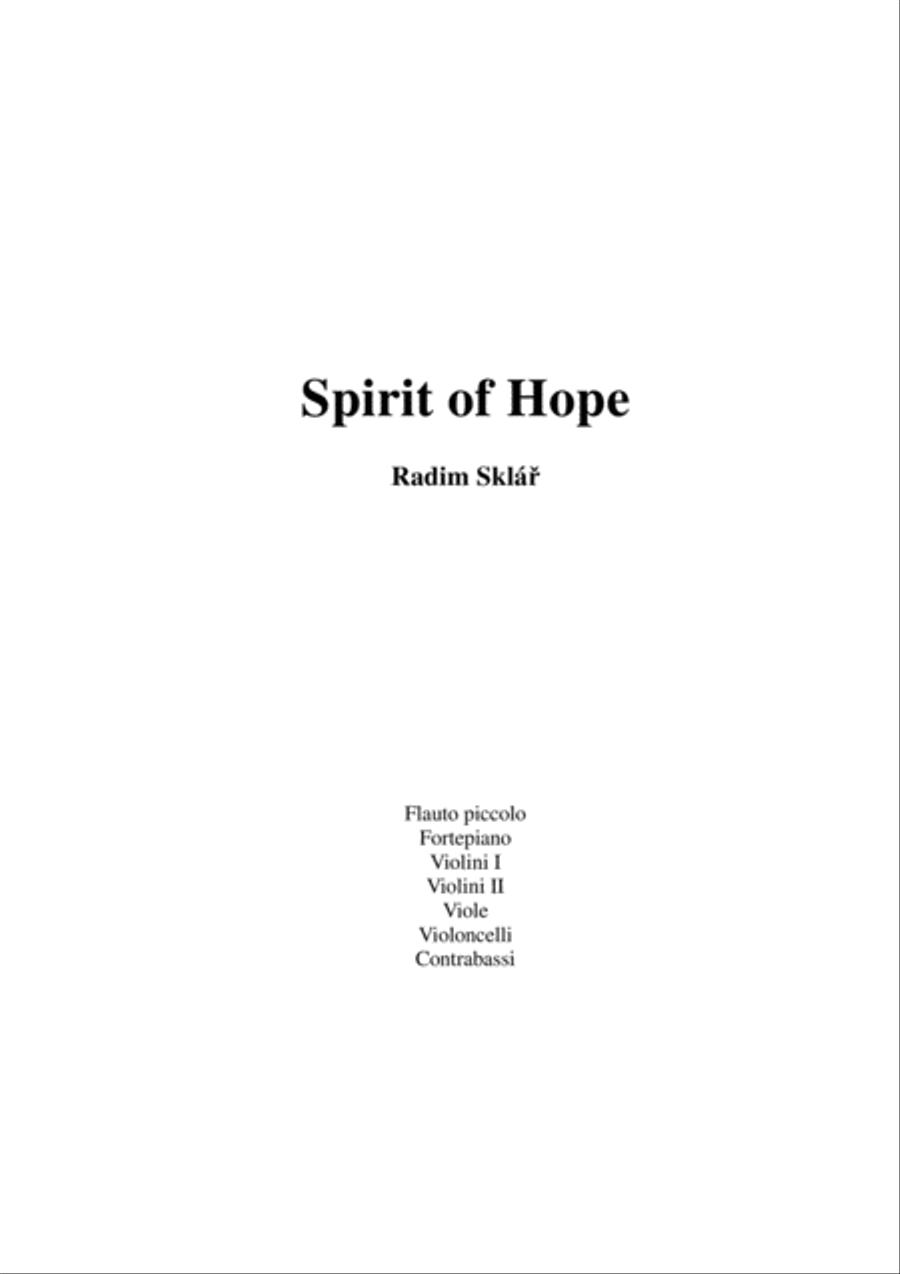 Spirit of hope String Orchestra scores gallery preview page 2