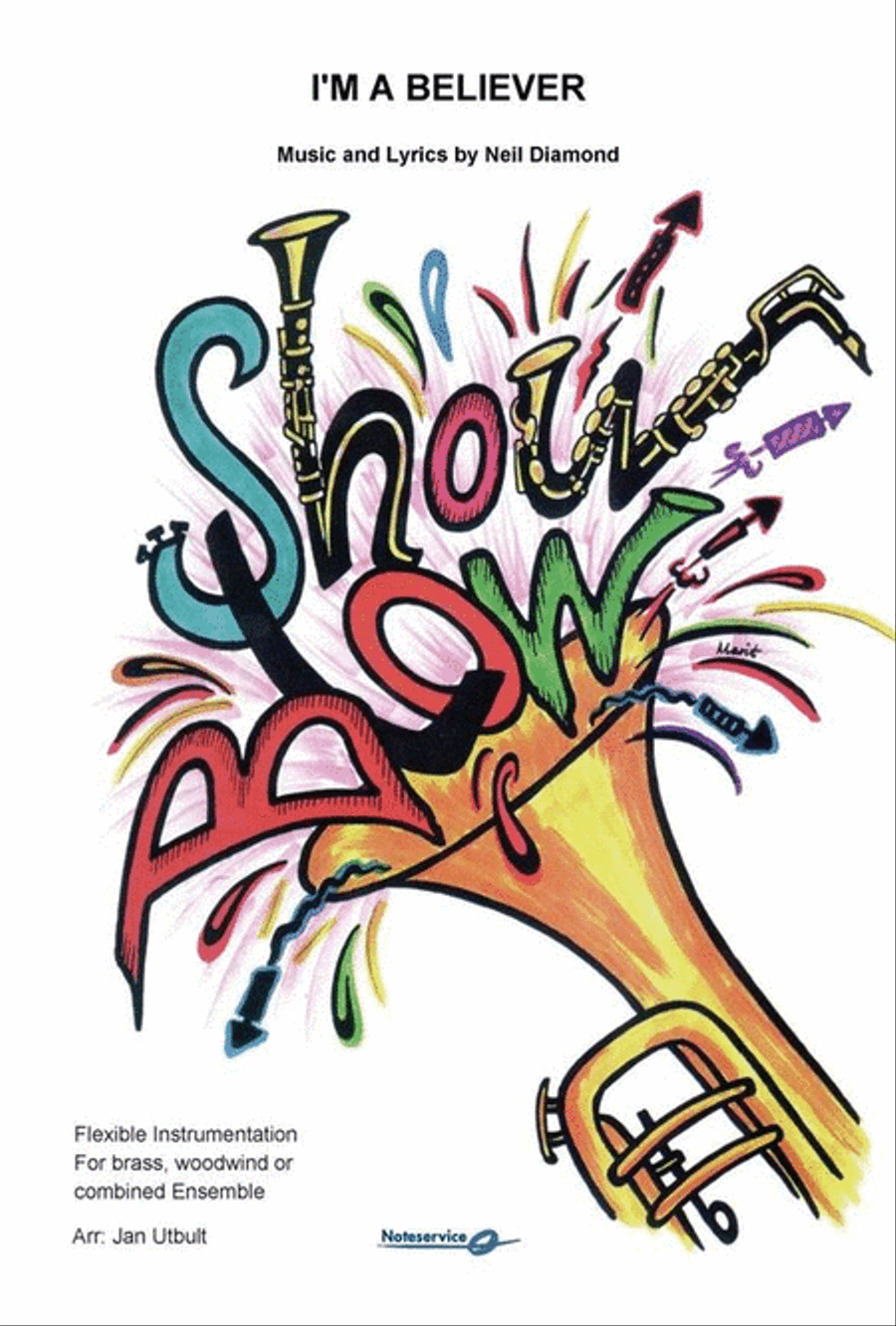 I'm a Believer - Flex 5 ShowBlow Concert Band scores gallery preview page 1