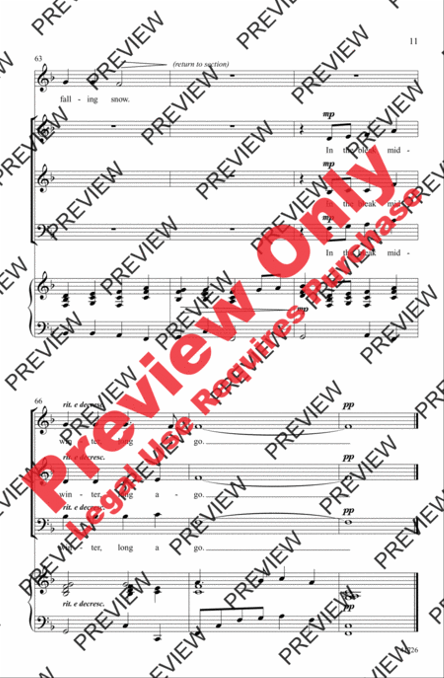 Winter Canon Winter Canon 3-Part scores gallery preview page 11