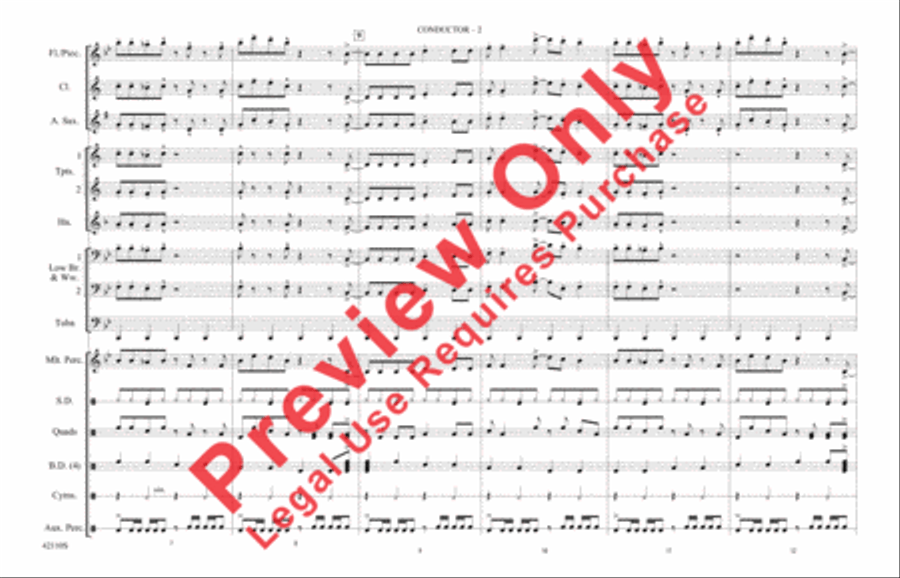 Funkytown Funkytown Marching Band scores gallery preview page 3