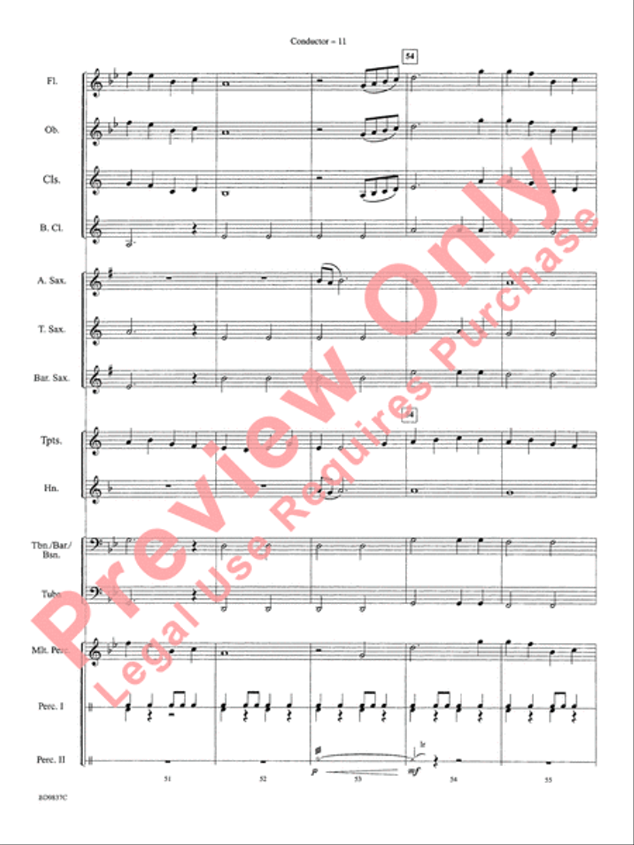 The Rings of Saturn The Rings of Saturn Concert Band scores gallery preview page 14