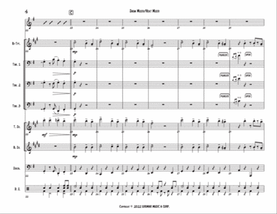 Snow Miser Large Ensemble scores gallery preview page 4