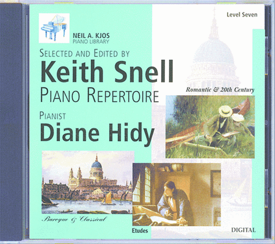 Neil A. Kjos Piano Library CD: Baroque/Classical, Romantic, Etudes, Prep & Level 7 Piano Method scores gallery preview page 1