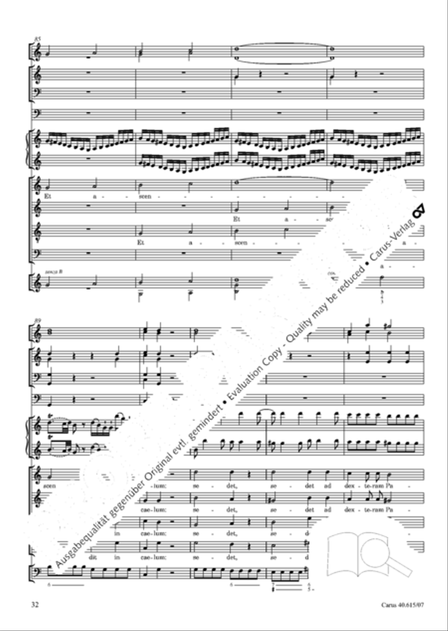 Mass in C (Missa in C) Mass in C (Missa in C) 4-Part scores gallery preview page 35