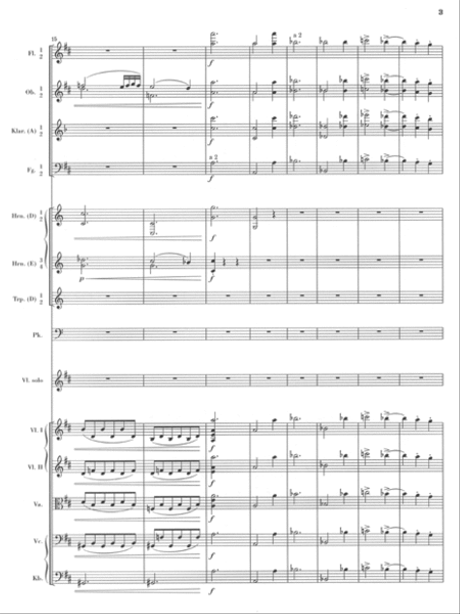 Violin Concerto Op. 77 Orchestra scores gallery preview page 4