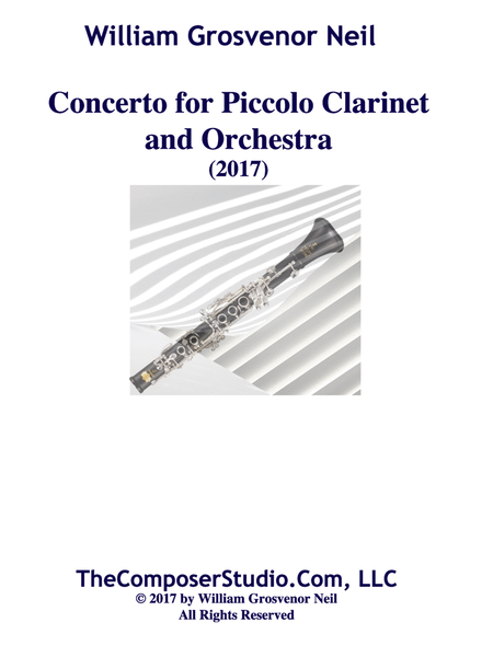 Concerto for Piccolo Clarinet and Chamber Orchestra image number null
