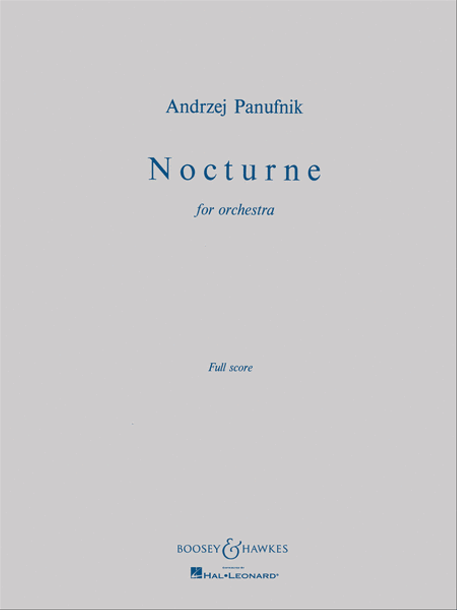 Nocturne Op. 54, No. 4 Orchestra scores gallery preview page 1