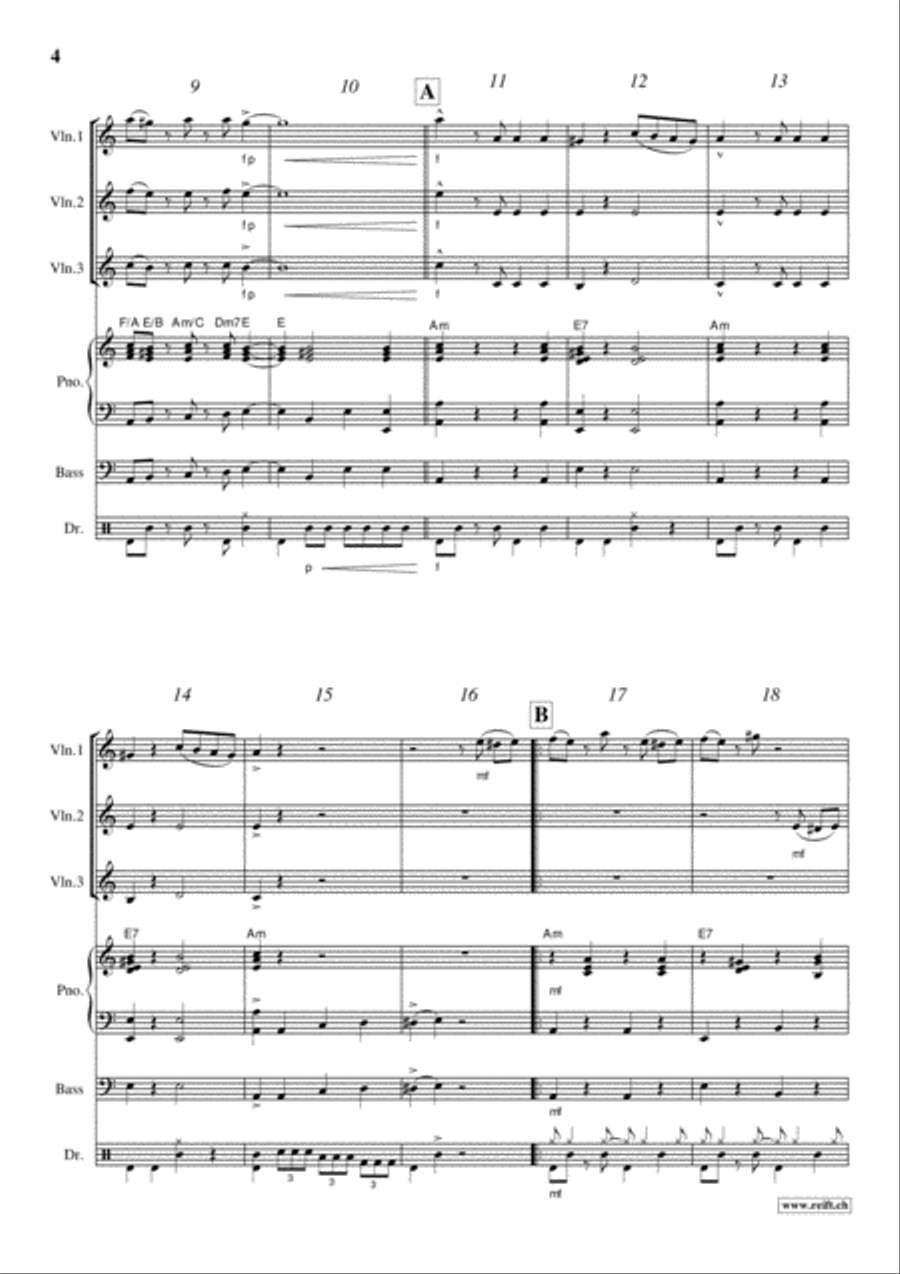 Tico Tico Violin scores gallery preview page 4