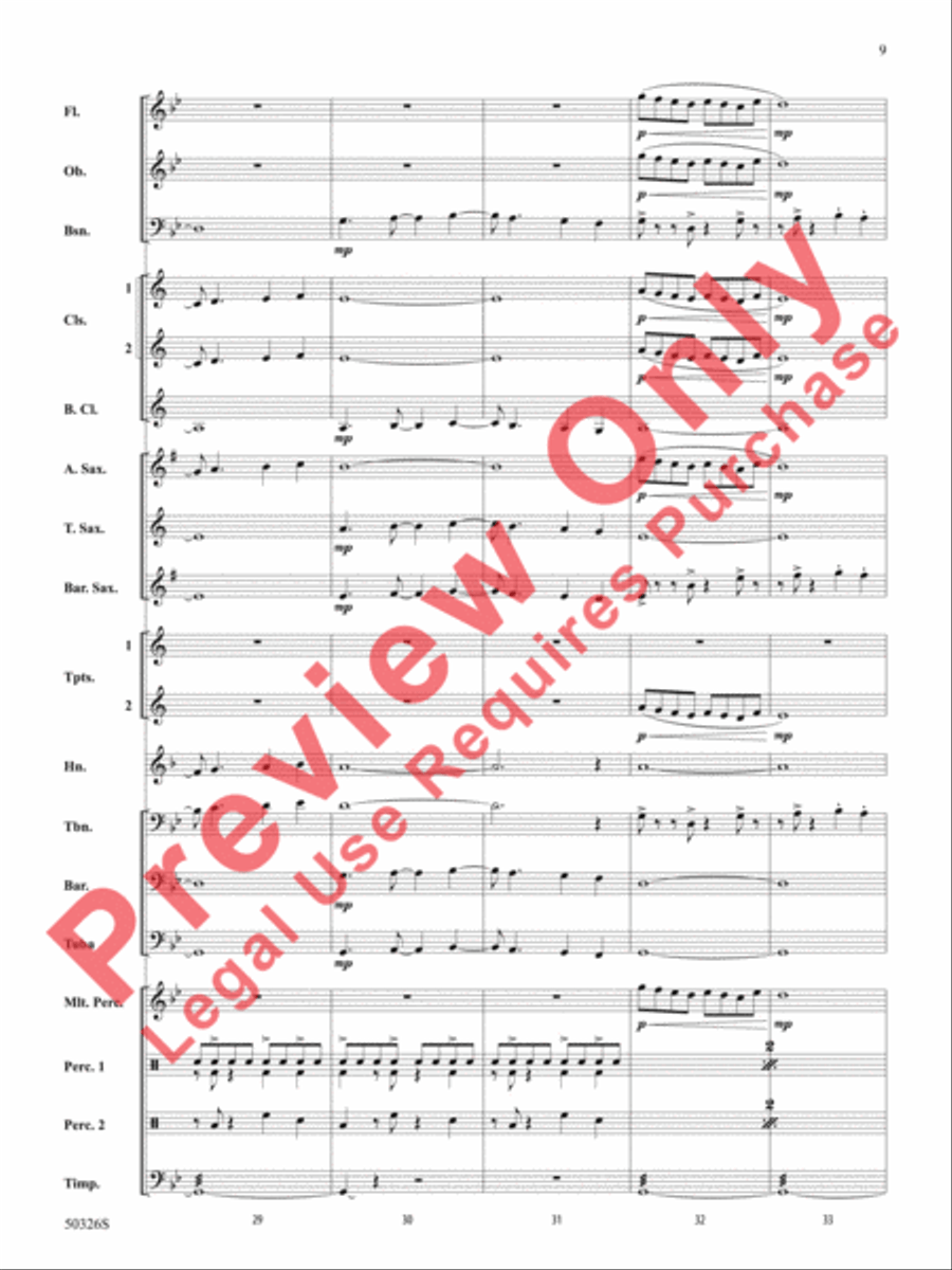 Intenso Concert Band scores gallery preview page 10