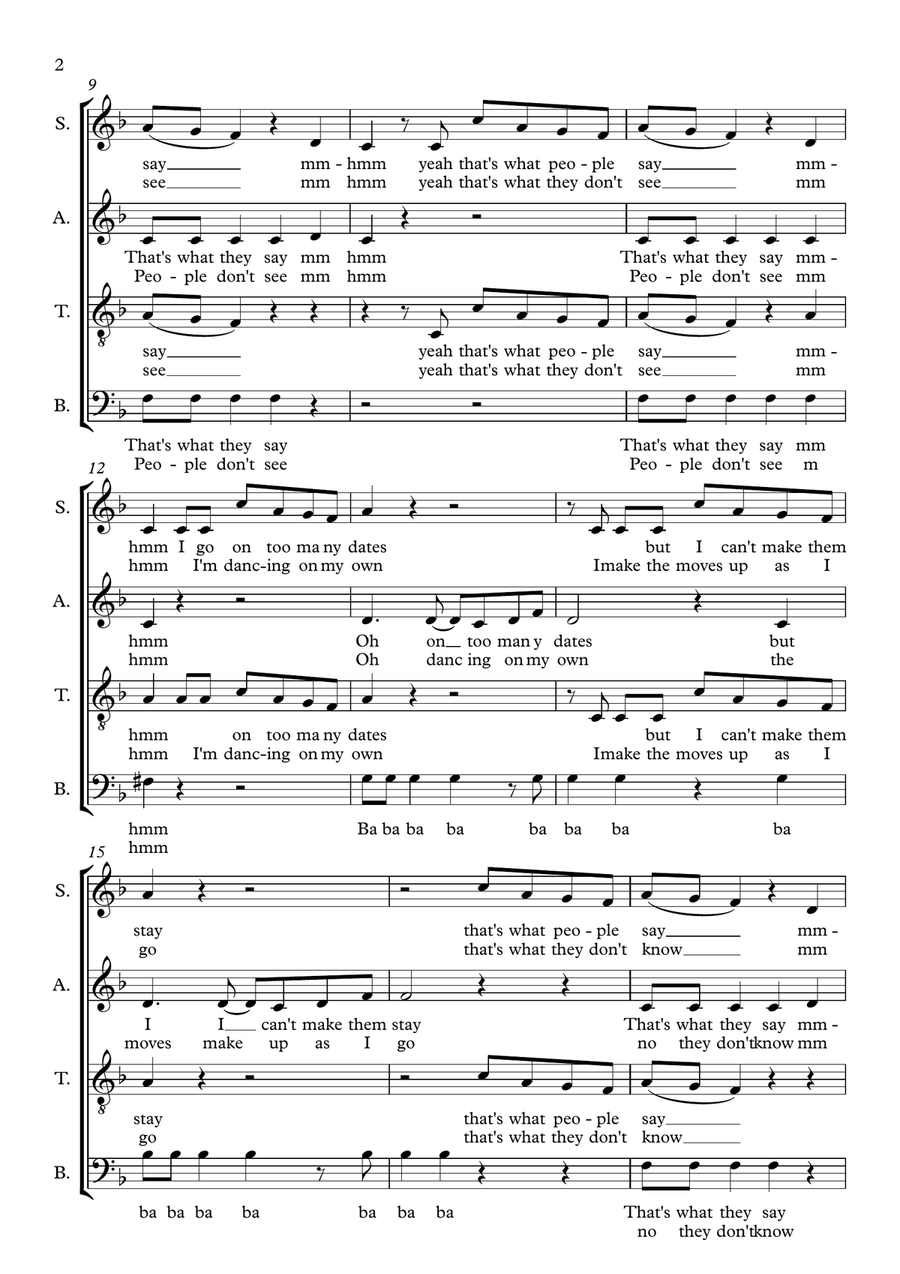 Shake It Off 4-Part scores gallery preview page 2