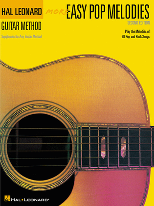 Book cover for More Easy Pop Melodies – Third Edition