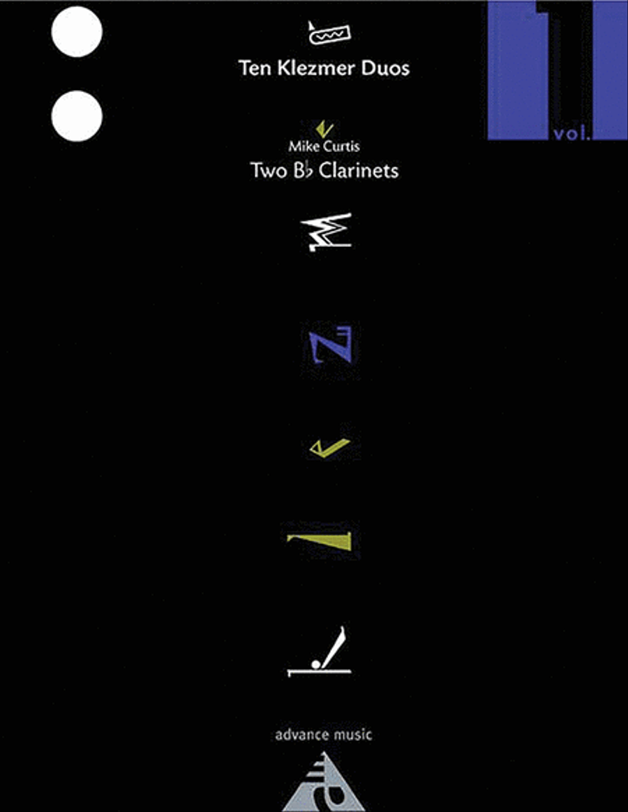 Ten Klezmer Duos, Volume 1 Clarinet Duet scores gallery preview page 1