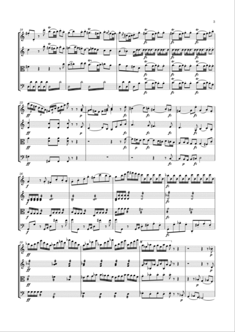 Haydn - String Quartet in C major, Hob.III:77 ; Op.76 No.3 