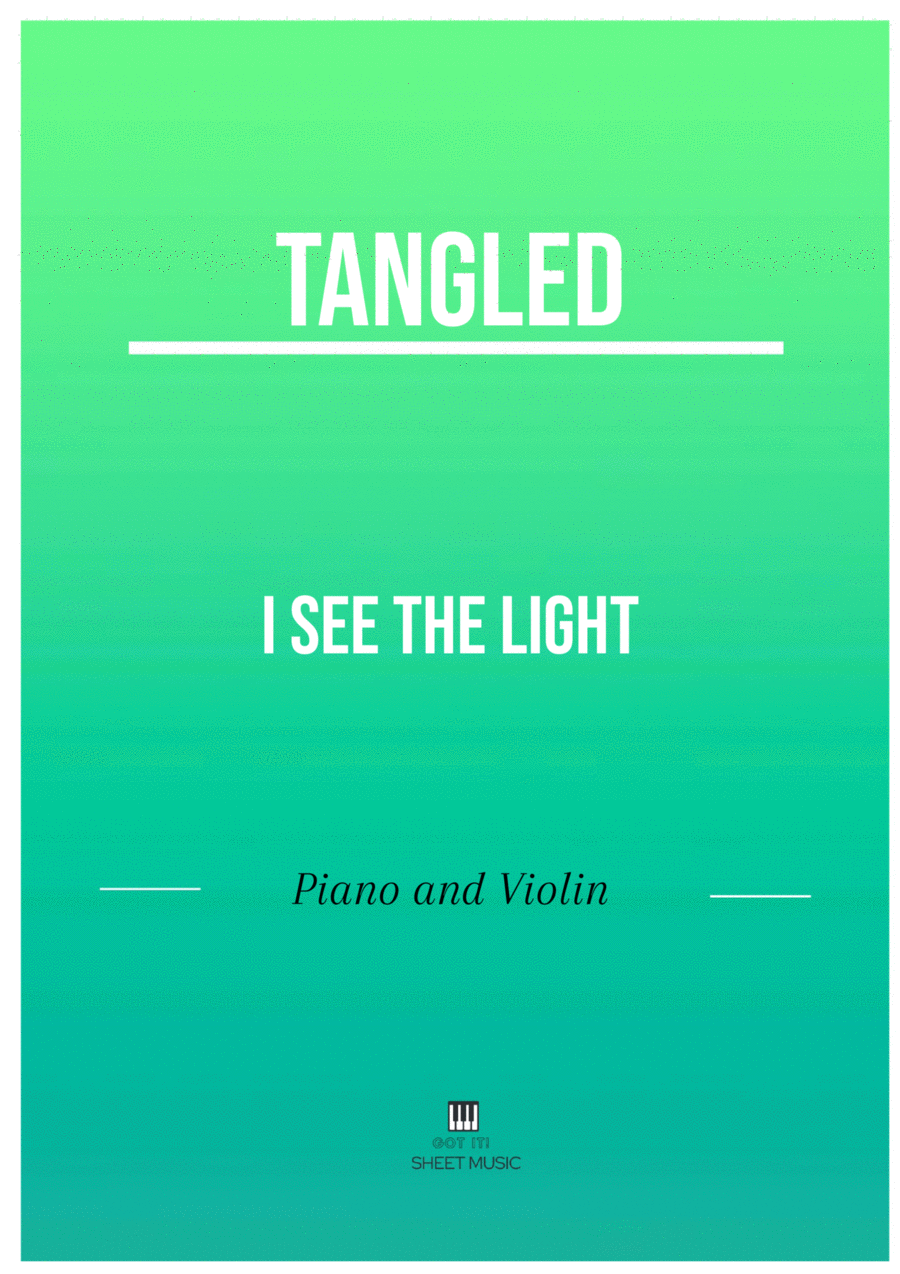 I See The Light Small Ensemble scores gallery preview page 1