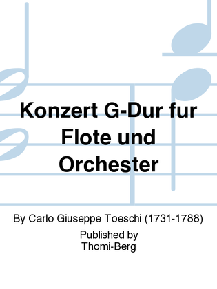 Book cover for Konzert G-Dur fur Flote und Orchester