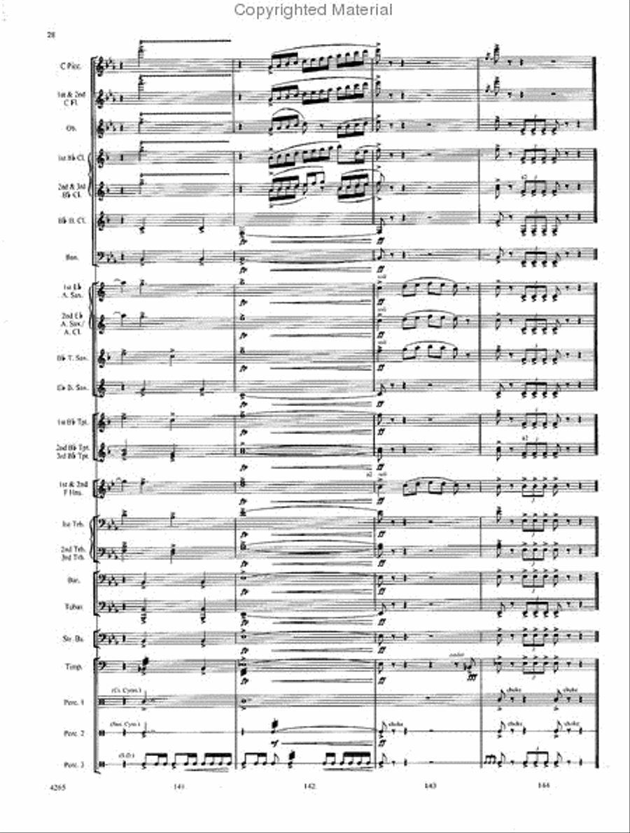 River of Life Concert Band scores gallery preview page 27