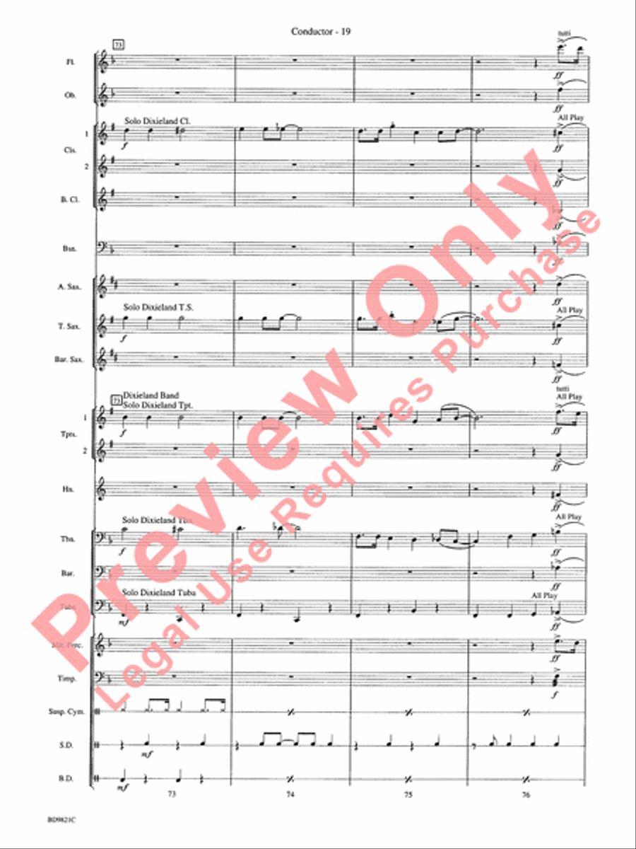 Let It Snow! Let It Snow! Let It Snow! Concert Band scores gallery preview page 22