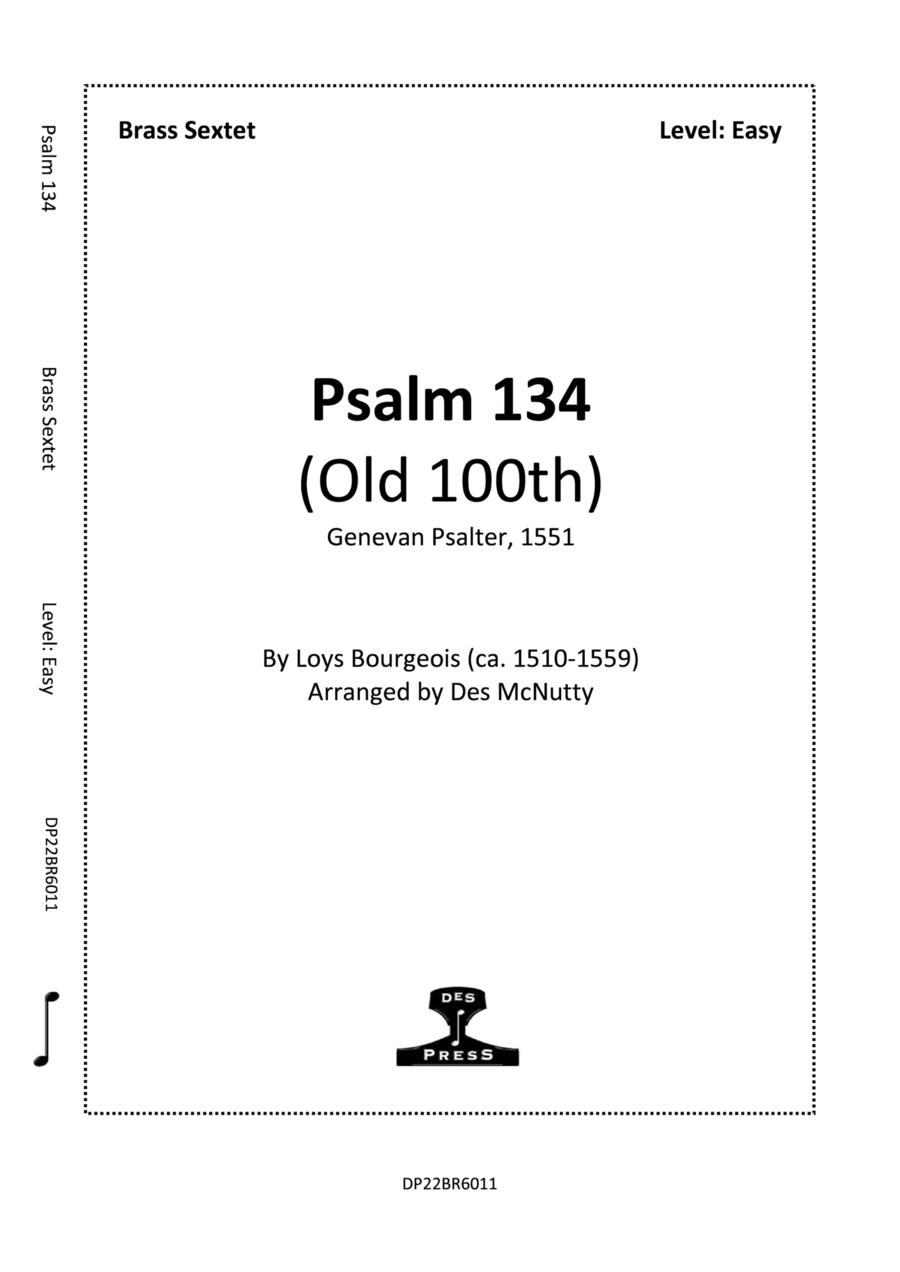Psalm 134 Brass Ensemble scores gallery preview page 1