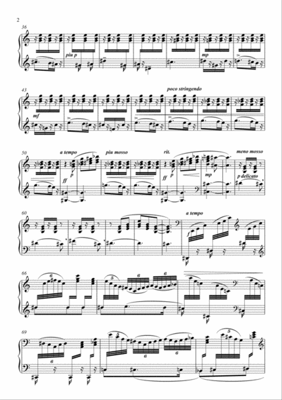 Archaeopteryx Piano Solo scores gallery preview page 3
