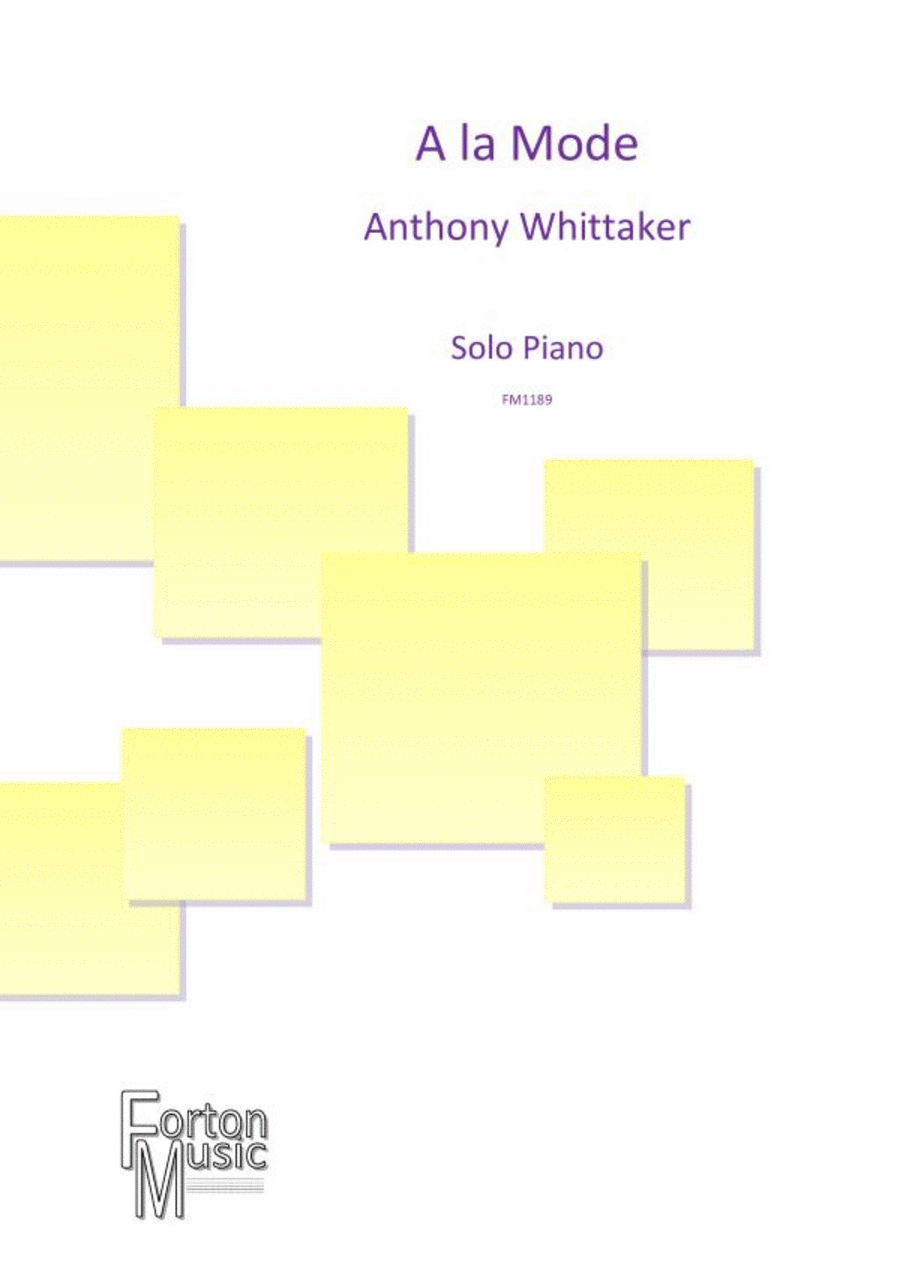 Á La Mode Piano Solo scores gallery preview page 1